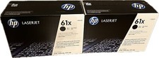 Lot Of (2) New OEM HP LASERJET 61X (C8061X) High Volume Black Toner Cartridge picture