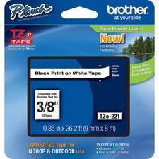Brother TZe221 9mm 3/8
