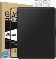 2 Pack Matte Glass Screen Protector for iPad Pro 13-inch + Camera Lens Protector picture