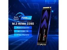 HUADISK 1TB QLC NVMe SSD, M.2 2280 PCIe Gen4x4 Internal Solid State Drive, Read picture