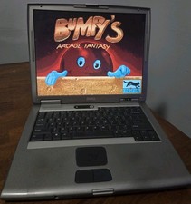 RESTORED RETRO GAMING WINDOWS 98 DELL LAPTOP DVD PLAYER CD BURNER DOS BOX  picture
