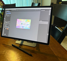 Wacom MovinkPad Pro 14 Graphics Tablet USB-C Wired w/ Stylus & Stand picture