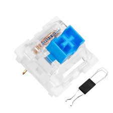 OUTEMU Blue Switches 3 Pin Dustproof DIY Replaceable Cherry MX Equivalent 20PCS picture
