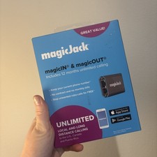 magicJack Home VOIP Adapter - Unlimited US & Canada Calls - Brand New Open Box picture