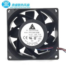 Delta PFC0812DE-7L72 8038 DC12V 1.20A 8CM 4-wire violent cooling fan picture