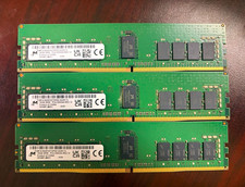 Micron 48GB 3x16GB DDR4-3200 PC4-25600 ECC RDIMM Memory RAM MTA18ASF2G72PDZ picture