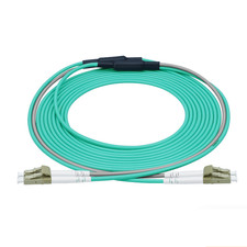 40M~150M Duplex Multimode OM1/OM2OM3 FC/SC/LC/ST Armored Fiber Optic Patch Cord picture