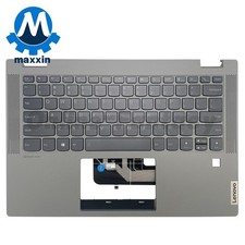 New Palmrest For Lenovo Flex 5-14IIL05/14ITL05/14ALC05 Backlit Keyboard Silver picture