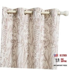Semi Sheer Curtains 95 Inch Length for Sliding 52