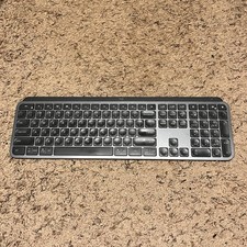 LOGITECH MX KEYS WIRELESS ILLUMINATED KEYBOARD YR0073 - WORKS - USED - NO BOX picture