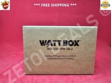 **BRAND NEW**WattBox 150 IP Power Controller Power Strip - Black picture