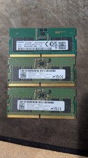 Lot of 3 8GB DDR5-5600 PC5-44800 SODIMM Laptop RAM Samsung Micron 24GB picture