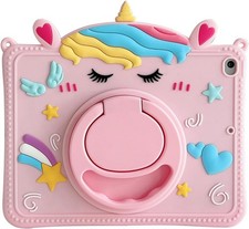 Cute 3D Unicorn Soft Silicone Case for Samsung Galaxy Tab A 10.1 2019 with Stand picture
