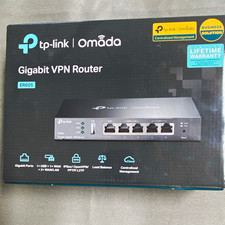 TP-LINK Omada ER605 Gigabit VPN Router, 4 LAN 1 WAN, RJ-45 Ethernet USB picture