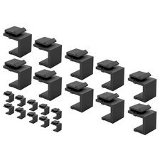 20-Pack Blank Keystone Jack Inserts, Keystone Port Dust Covers, Filler Plug I... picture