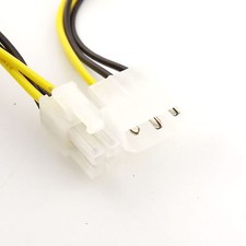 10pcs 4Pin Molex to 4Pin ATX EPS 12V Motherboard Power Supply Adapter Cable picture