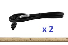 New HP 6Ft  AC Power Cord 213349-001 IEC-60320 IEC320 C5 to NEMA 5-15P Lot of 2 picture