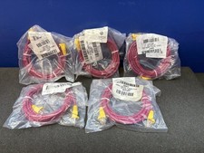 NEW LOT OF 5 ALLEN TEL AT1510-REC, CAT 5E CROSSOVER CABLE, 10 FT FAST SHIPPING picture