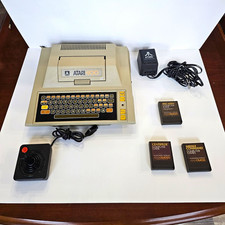 Atari 400 Home Computer CX4022 w/ Box Joystick Power Adapter Pac-Man Cenitpede picture
