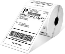 Omezizy 4x6 Thermal Labels, Shipping Address Label (Pack 4x6-White-500, White  picture