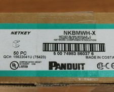 Panduit - NKBMWH-X - NetKey Blank Module C - Compatible w/ Network - BOX 50 NEW picture