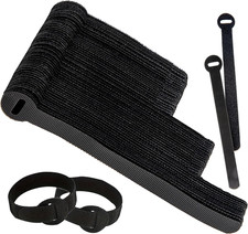 120 PCS 5/6/8 Inch Reusable Cable Ties for Cords – Data Cable Organizer Ties picture