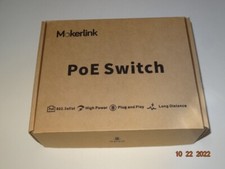 MokerLink 8 Port PoE Switch With 2 Gigabit Uplink, 802.3af/At PoE+ 100Mbps, 120W picture
