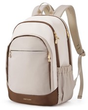 LIGHT FLIGHT Travel Backpack for Women, 15.6 Inch without Wheels, Beige Brown picture