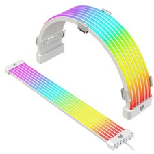 RGB Power Extension Cable Kit 24 Pin ATX Cable 5V 3Pin LED Silicone Tube picture