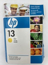 HP 13 Yellow Ink Cartridge (C4817A)1000 1100 1200 Pro k850 01/2010 picture