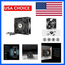 AXIAL LS1238, Quiet Muffin Fan, 120V AC 120mm x 38mm Low Speed, -Certified fo... picture