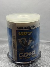 MAGNAVOX CD-R (100 DISCS) PACK 52X 700MB 80 Min - BRAND NEW SEALED BLANK MEDIA picture