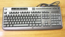 HP MODEL RT7H10 PS/2 MULTIMEDIA WINDOWS KEYBOARD VINTAGE picture