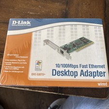 Genuine D-Link DFE-530 TX+ 10/100 Mbps Fast Ethernet Desktop PCI Adapter picture