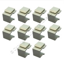 Cooper 9558WS White Satin Pale Gray Blank Insert Data Wallplate Dust Cover 10pcs picture