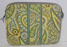 Vera Bradley Retired Lemon Parfait Pattern 17” Laptop Sleeve Bag Cover  picture