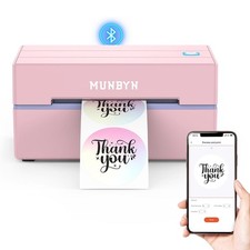 MUNBYN Wireless Thermal Label Printer Bluetooth Shipping Label Printer picture