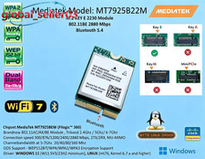 AMD Mediatek RZ717 MT7925 M.2 WIFI 7 802.11BE Bluetooth 5.4 Triband Filogic 360- picture