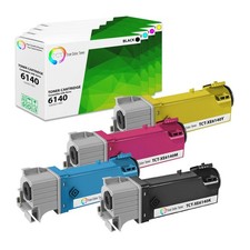 TCT 4PK Color Toner Cartridge Set For Xerox Phaser 6140 6140N 6140DN printers picture