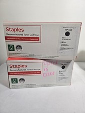 2 Staples  Black Standard Yield Toner Cartridge Replacements - HP 53A (STQ7553A) picture
