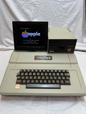 Apple II+ Computer System SERVICED TESTED WORKING w/Monitor Disk Drive Software picture