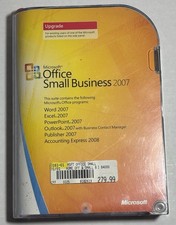 Microsoft Office Small Business 2007 Upgrade Software Excel Word PowerPoint USED picture