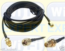 High Quality 3M (10 Feet) WiFi Antenna RP-SMA Extension Cable WiFi Wi-Fi Router picture