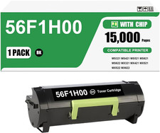 56F1H00 Black Toner Cartridge for Lexmark MS321/MS421/MS521/MS621 & MX Series picture