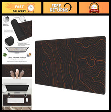 Topographic Contour Line Mouse Pad - Ergonomic Design for Office & Gaming Use picture