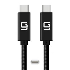 USB-C to USB-C Cable (20Gbps) Nylon Braided, Fast Charging, Dual 4K (3.3ft/1.0M) picture