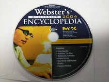 Webster’s MILLENNIUM 2004 Encyclopedia PC Software WIN95+ CD-ROM picture