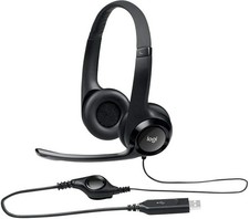 (6 Pack) Logitech ClearChat Comfort USB Headset with Noise-Canceling Microphone picture