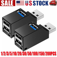 3 Port USB 3.0 Hub Portable High Speed Splitter Box For PC Notebook Laptop lot picture