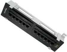 Leviton 5G596-U89 GigaMax 5E Universal 12-Port Patch Block, Cat 5E picture